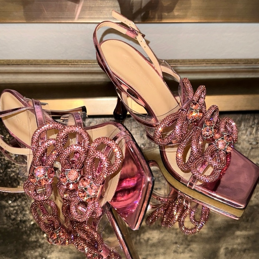 Mach mach triple bow pink sandals
